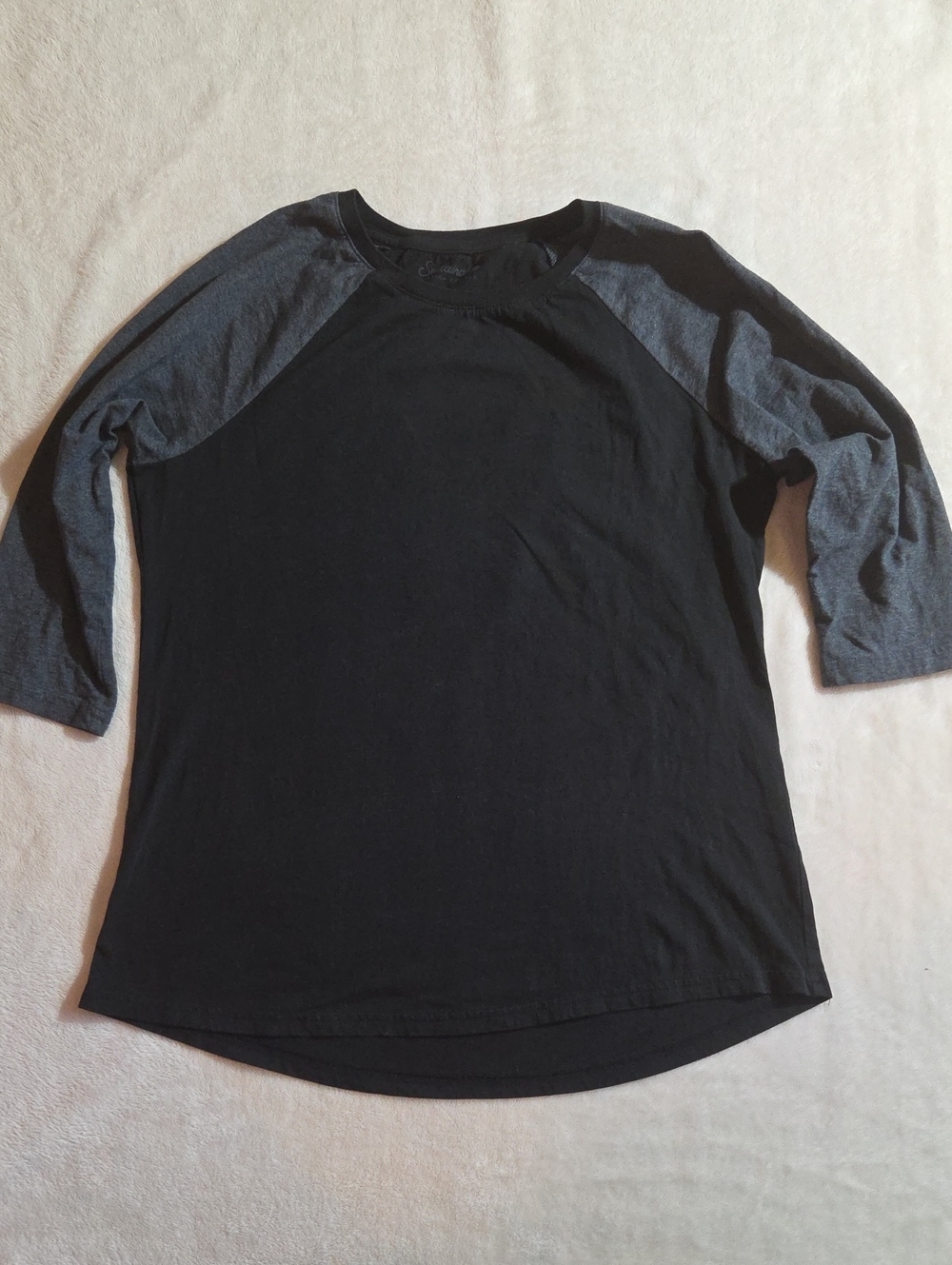 Pact Organic Midweight Raglan 3/4 Sleeve Tee